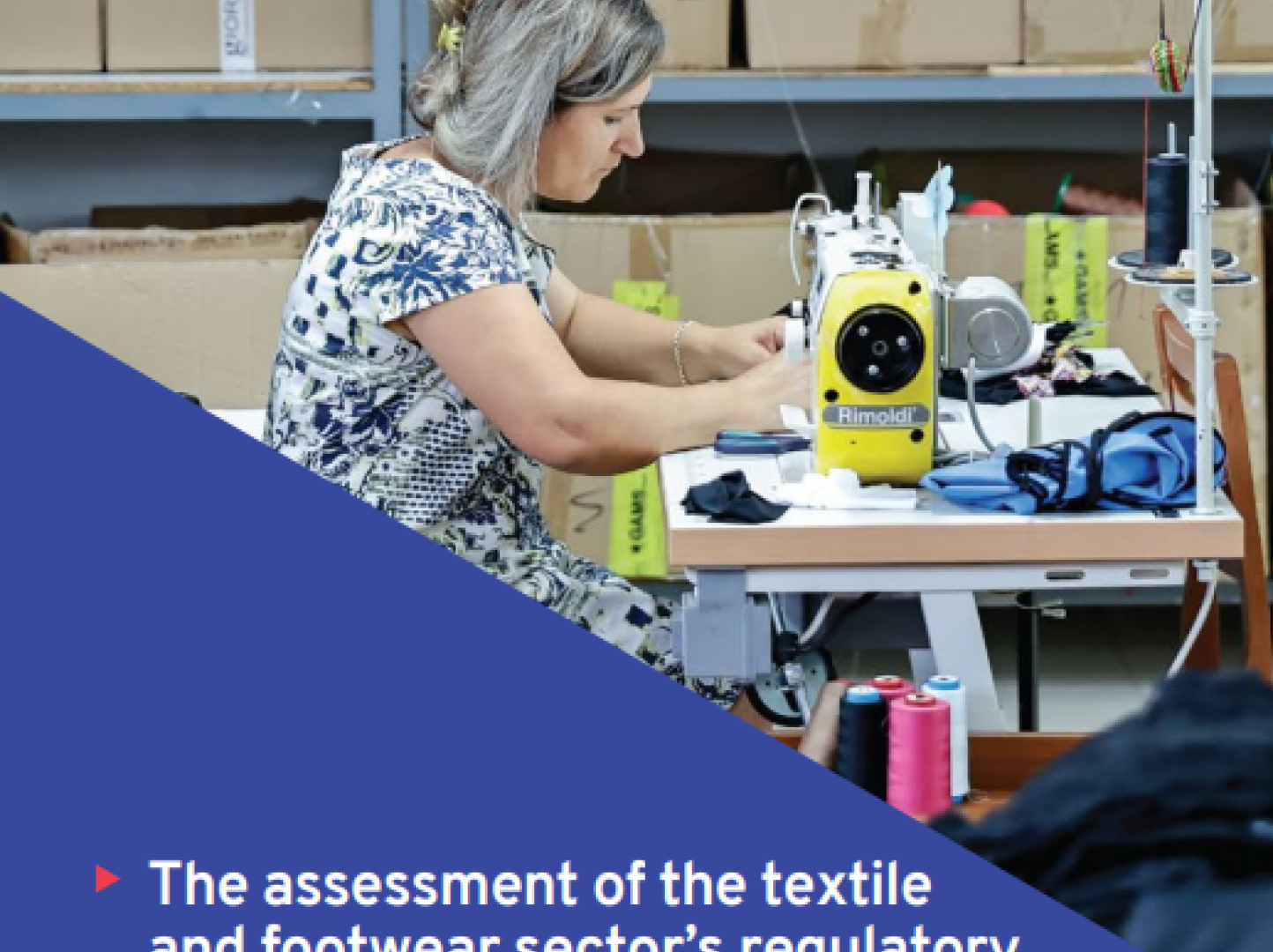 Cover of the "The Assessment of the textile and footwear sector's regulatory alignment with European Union" publication